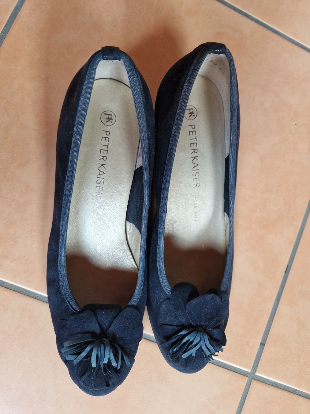 Kaiser Scarpe da donna: Ballerina Peter Kaiser 37 navy – Usato da Lichtensteig venduto da Cocabana_16 2