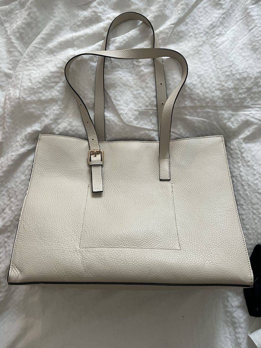 Pierre Cardin Borse da donna: Cream real leather tote bag  – Usato da Vezia venduto da chi_byp8 3