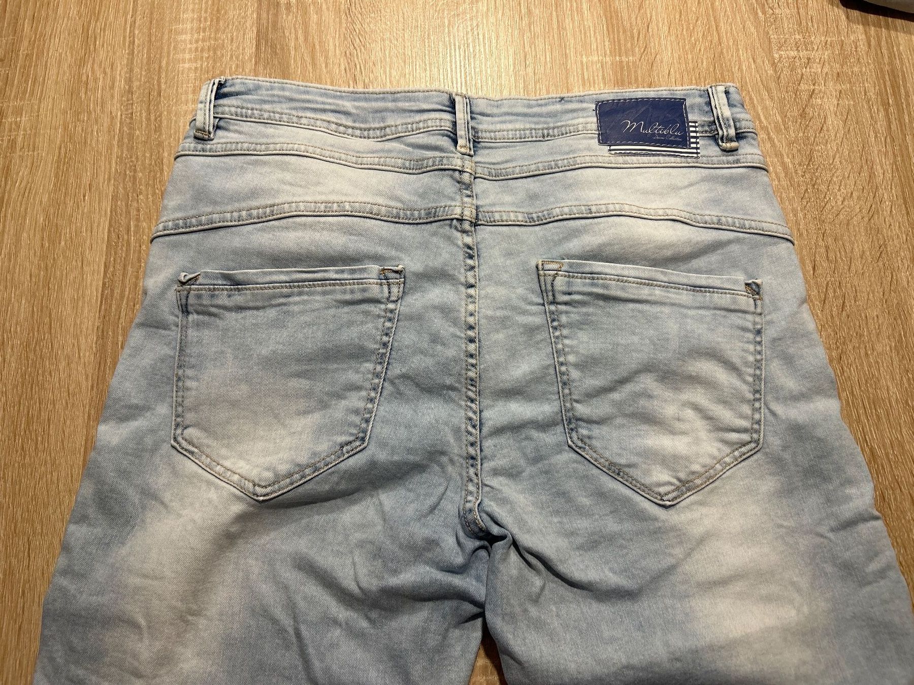 Jeans: Bermudas - Jeans  von Malibu  hellblau, Gr. 38, – Gebraucht aus Brunnen von Nala2929 4
