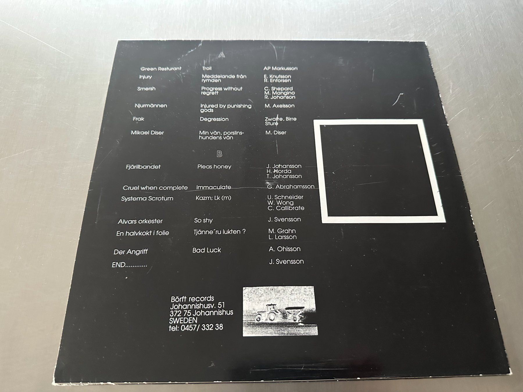Schallplatten: EMBELLISHMENT LP COLLECTION 1 - INDUSTRIEL - EXPERIMENTAL – Gebraucht aus Sion von jaipur1401 1