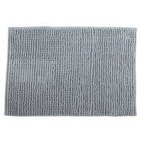 MSV Chenille Badeteppich, 50x80, grau. Mikrofaser 