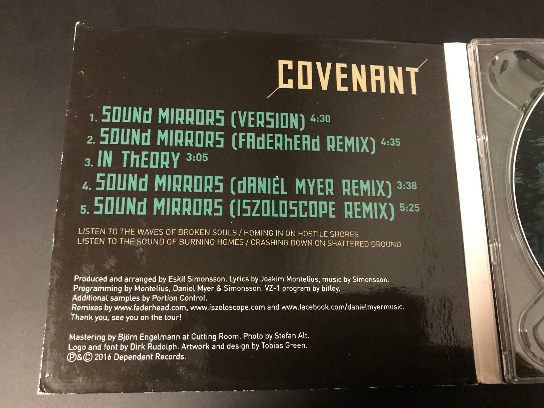 CD: Covenant - Sound Mirrors - Gothic – Usato da Freudwil venduto da Feenland2010 2