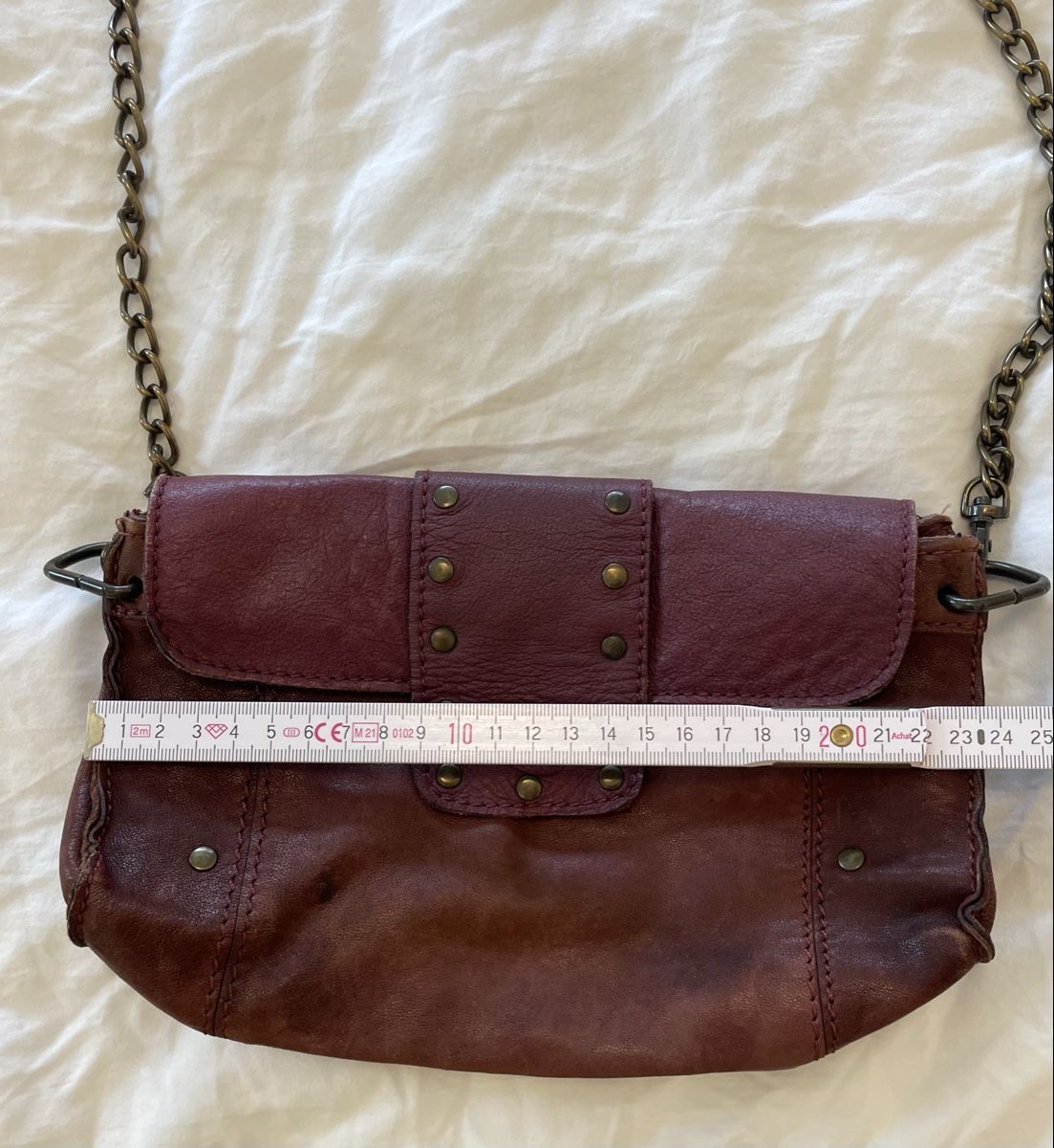 Massimo Dutti Borse da donna: Massimo Dutti Leather Shoulder Bag – Usato da Wabern venduto da alestae 5