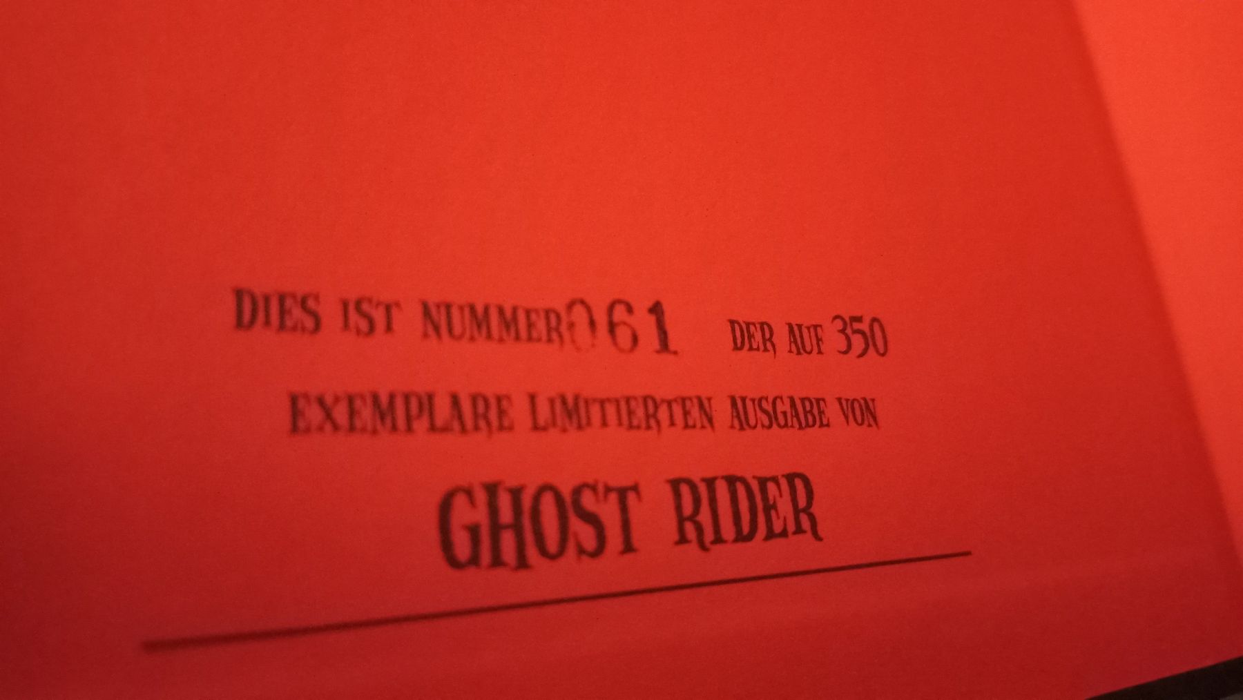 Fumetti: Ghost Rider limitierter Lederband 1+2/Marvel Comics Horror – Usato da Olten venduto da Donatello1984 4