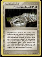 Mysterious Fossil EX Holon Phantoms 92/110 Pokemon EN