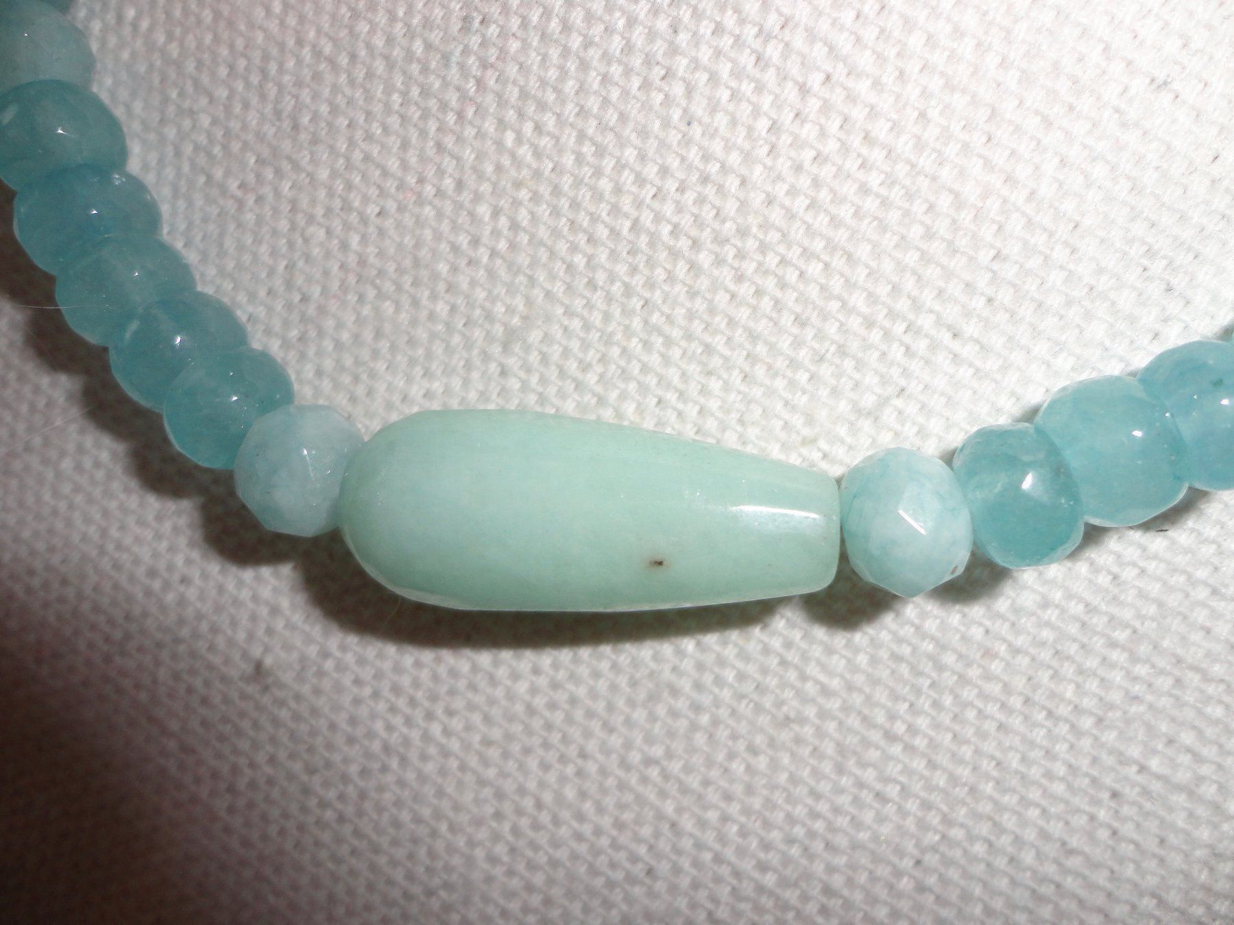 Catenine: Halskette - Aquamarin -behandelt – Nuovo (secondo la descrizione) da Biberist venduto da tl-schmuck 3