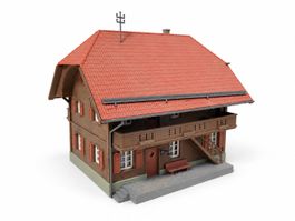 H0 Chalet / Wohnhaus mit Balkon – fertig gebaut – gebraucht