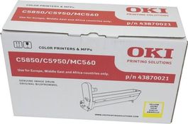 OKI C5850, Oki C5950, oKI MC560 yellow Drum, 43870021