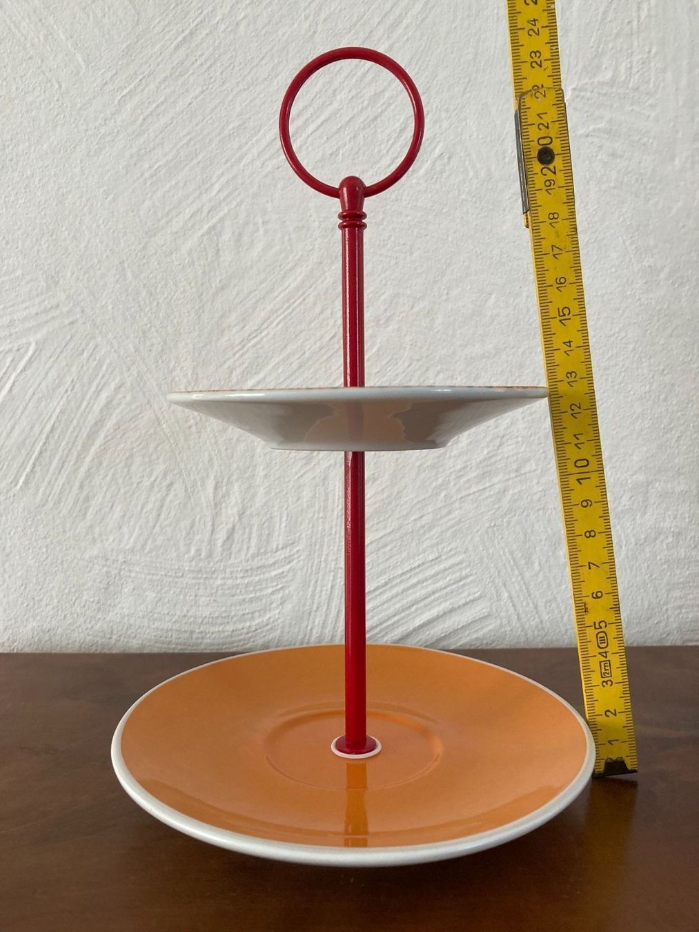 Piatti di portata: Etagere Orange Rot Unikat Handarbeit – Usato da Subingen venduto da Etageren 7