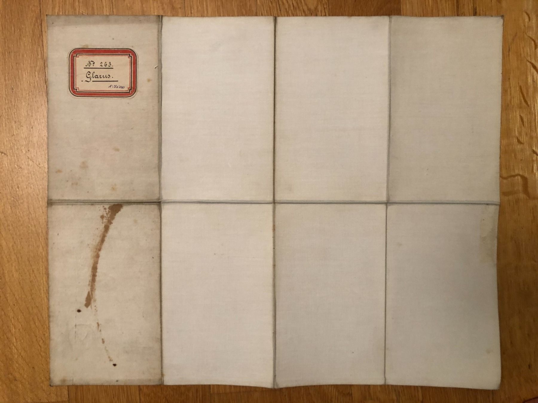 Cartine & Atlanti: Siegfriedatlas: Glarus Blatt 263. 1879 – Usato da Zürich venduto da allp 7