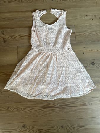 Schönes Sommerkleid Mädchen, Rosé, Gr. 40