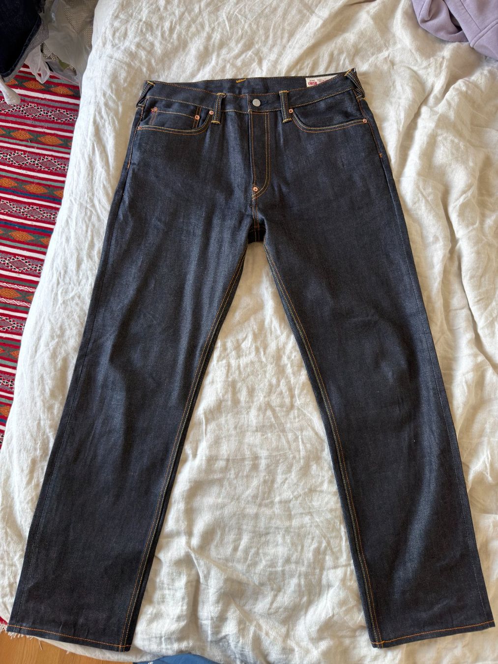 Evisu Jeans: EVISU - Daicock Print Baggy Jeans #2000 – Usato da Horgen venduto da elo_p69z 1
