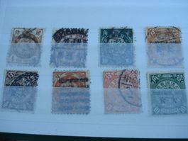 8 uralte Marken China, o