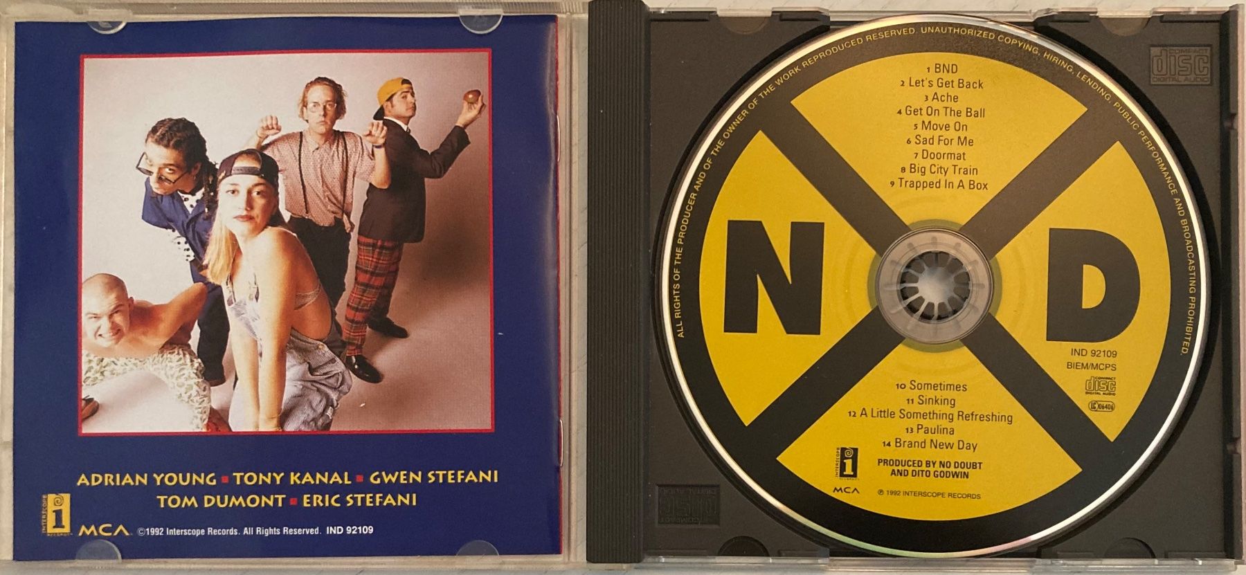 CDs: NO DOUBT - NO DOUBT – Gebraucht aus Poliez-Pittet von Newtown-Records 2