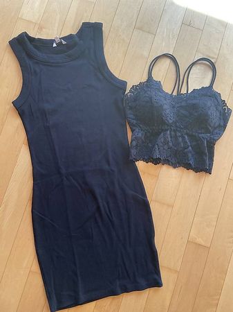 Neuwertiges Kleid XS + Top