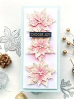 Stanzschablone Nr.220, Blumen 3er Set (Sizzix geeignet)