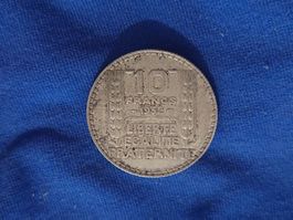 10 Francs 1932 Silbermünze