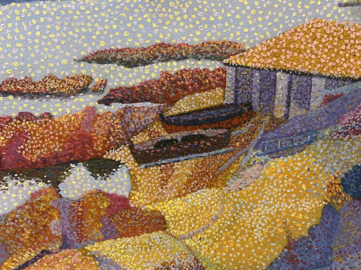 Dipinti: Gemälde, Küstenlandschaft, Sommer – Usato da Glarus venduto da KunstWerkEr-LS87 3