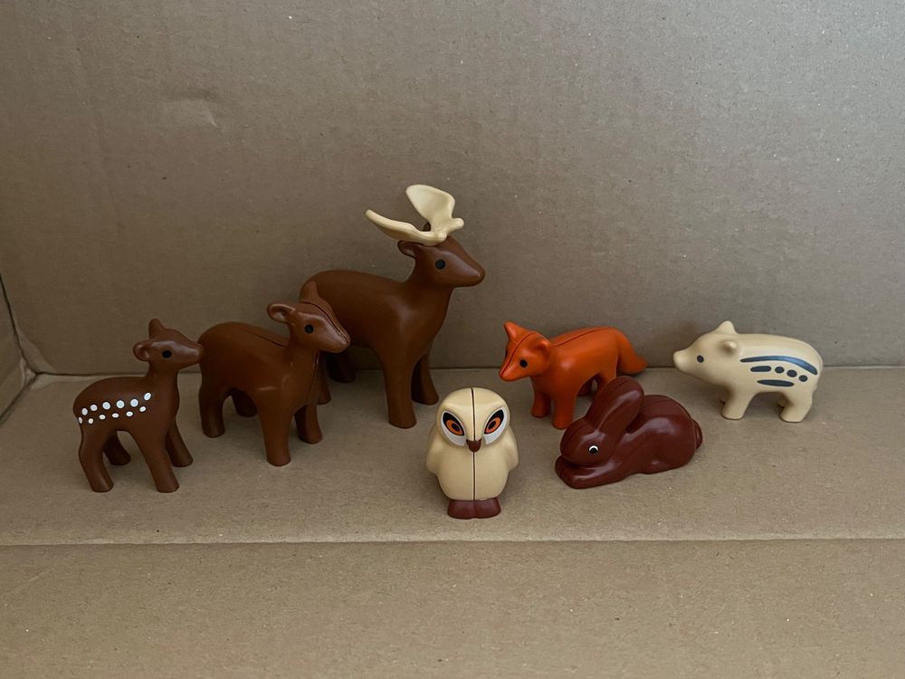 Playmobil 123 5047 Pas Cher, Coffret Animaux De La Savane Avec Gardien Et Touristes 1 1476866889