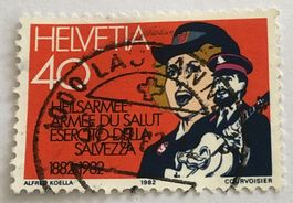 CH Briefmarken gestempel   