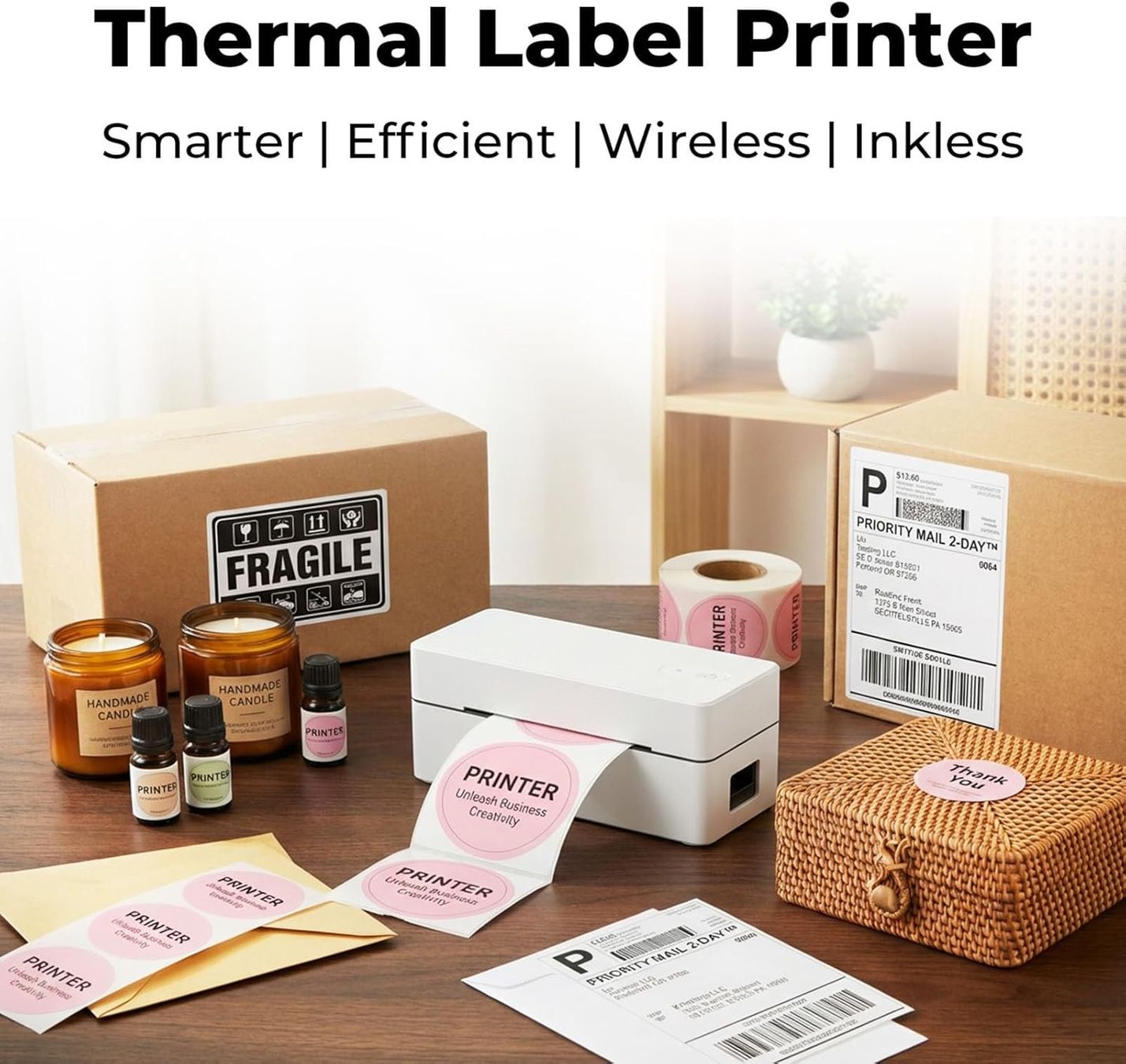 Imprimantes: Bluetooth Etikettendrucker 4x6 Thermodrucker – Neuf avec emballage d'origine à Suhr par SchnapperCH 5
