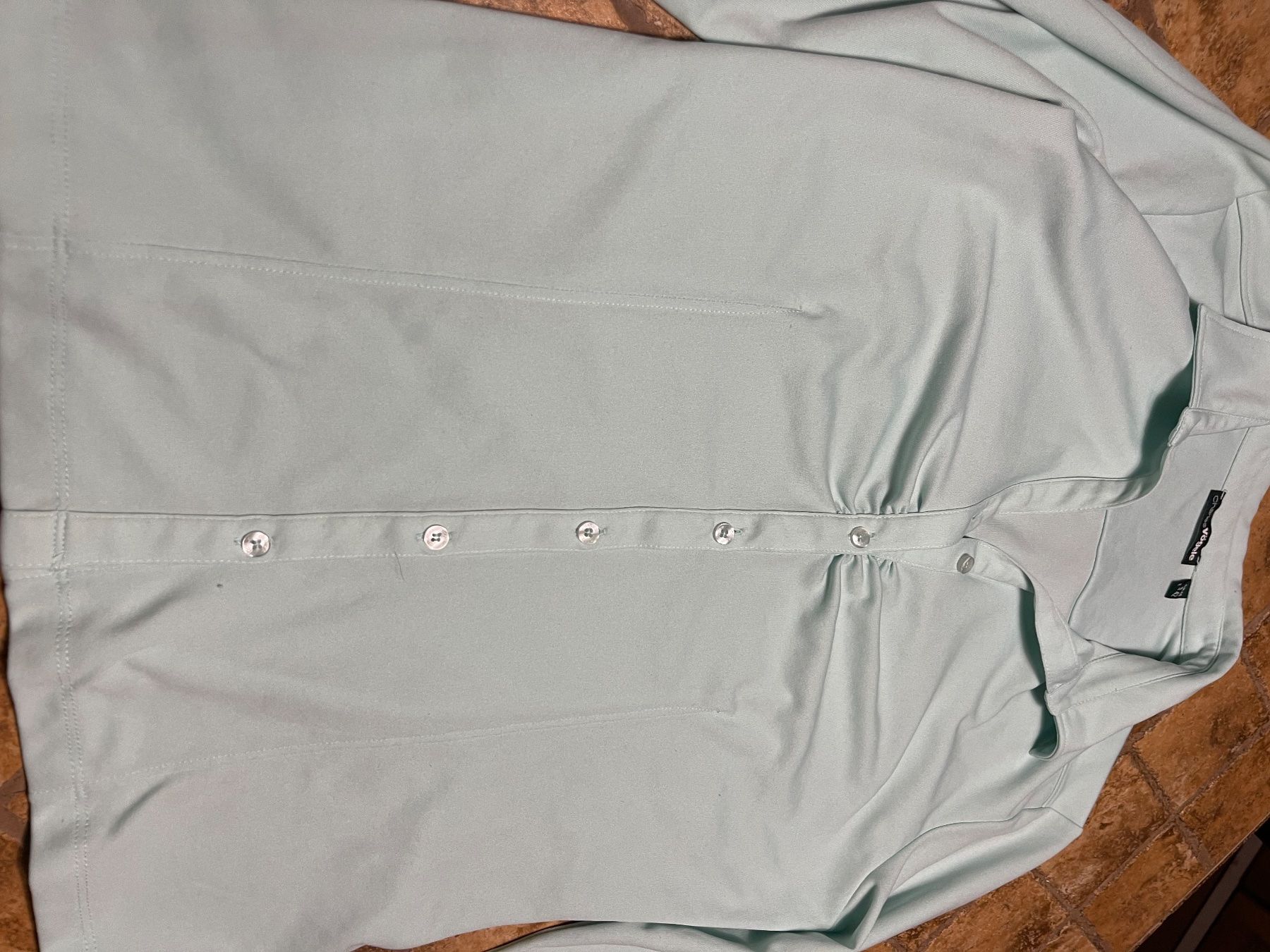 Camicette: Charles Vögele Chic Camicia turchese maniche l3/4 – Nuovo (secondo la descrizione) da Gordevio venduto da LanaZimm 4