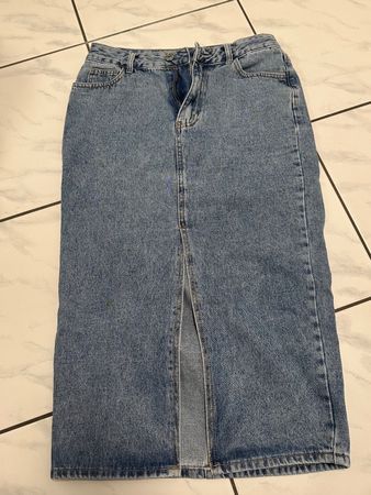 Jeansrock mit Schlitz | Grösse 36