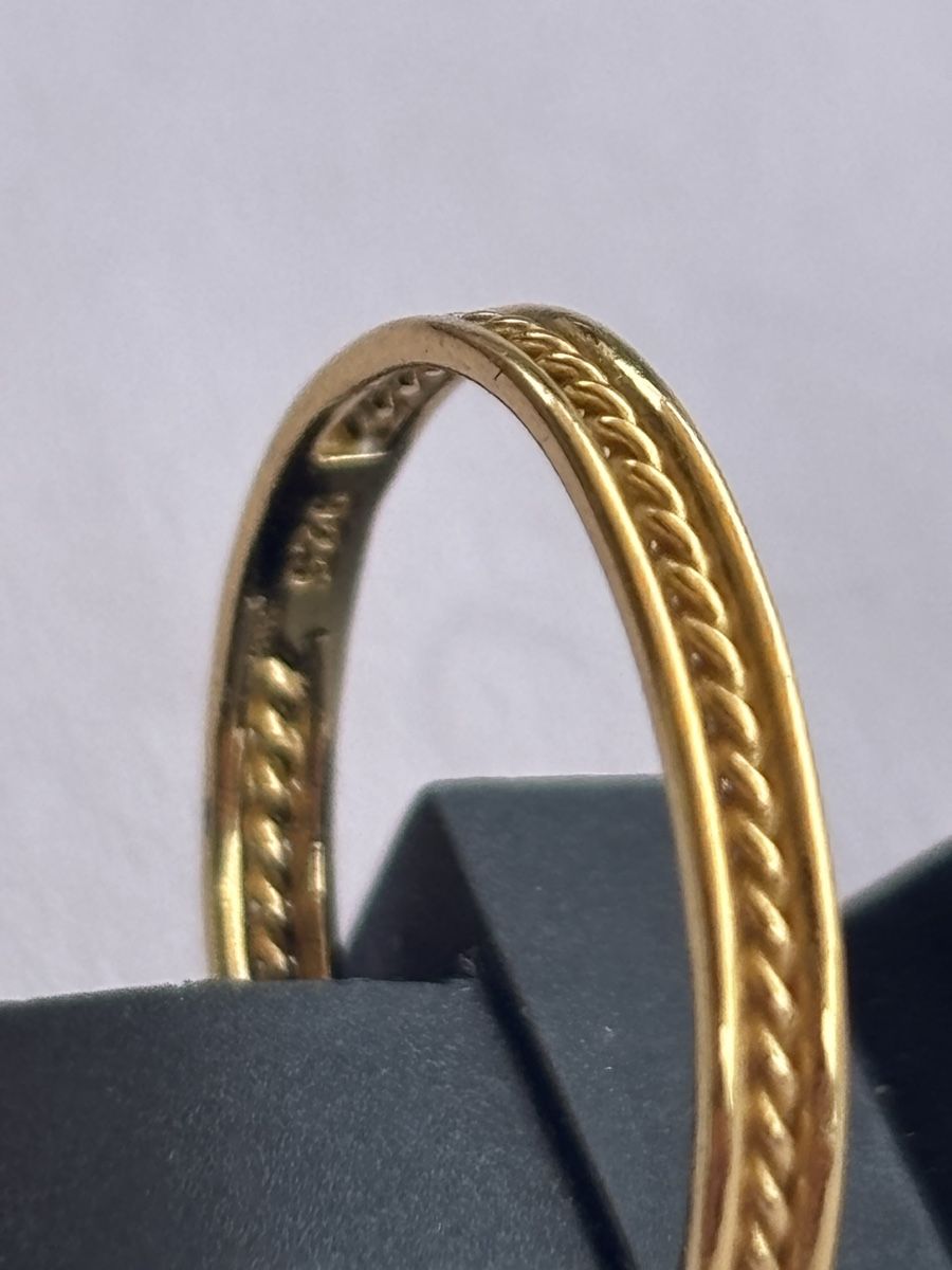 Anelli: Ring  925 Silber goldfarben  – Usato da Langnau am Albis venduto da flusspflege 2