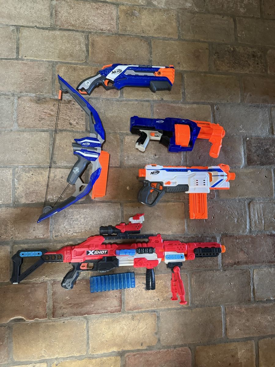 Nerf Giocattoli: Nerf Sammlung gebraucht zum Verkauf – Usato da Zweisimmen venduto da Grubenwald11 2