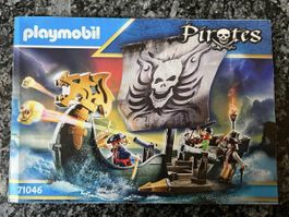 Playmobil Piratenschiff 71046 - Skullboot Top Zustand!