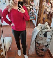 Roter Strickpullover von Hollister, Grösse S