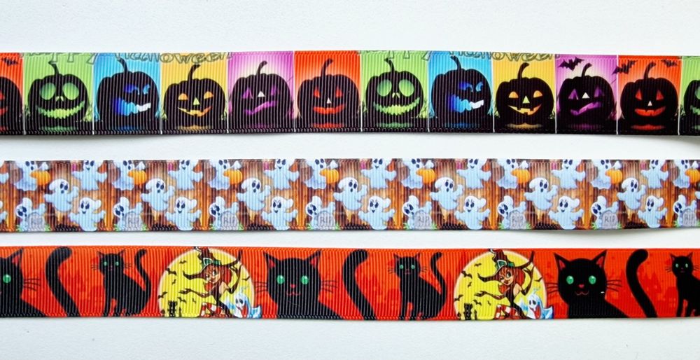 Rocutus Haarnadeln Mit Schleife, 12-teiliges Set – Halloween-Haarschleifen, Ripsband, Für Mädchen & Frauen