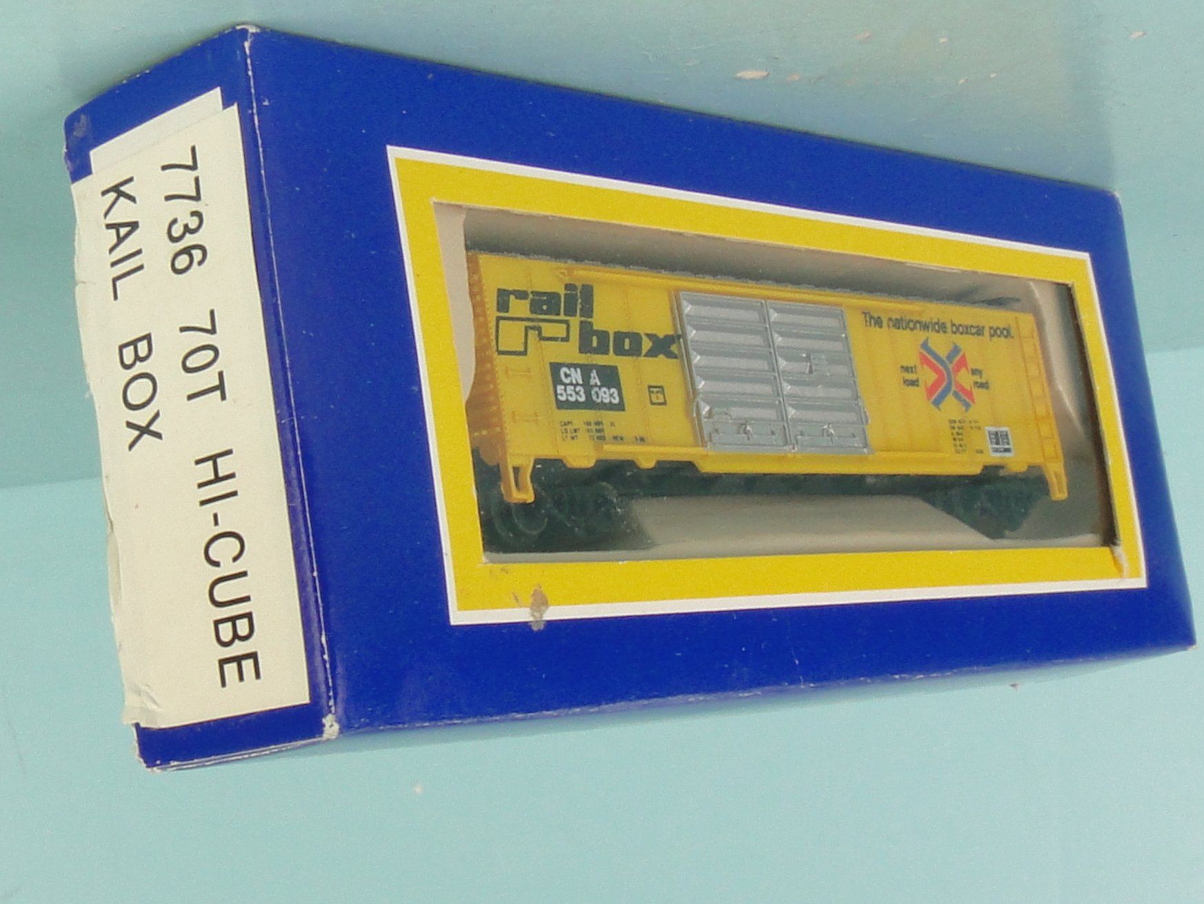 Modellini di ferrovie: Life-Like Spur N Hi-Cube Rail Box – Usato da Bülach venduto da Albitrain 5