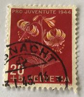 PRO JUVENTUTE  BRIEFMARKEN GESTEMPELT  