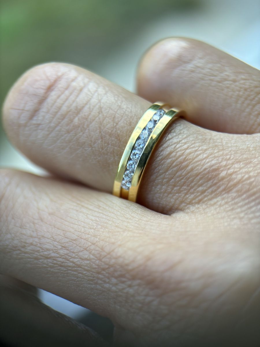 Anelli: Diamond 💍 yellow gold 18k – Nuovo e nell'imballaggio originale da Rapperswil SG venduto da Gemstonebyyo 1