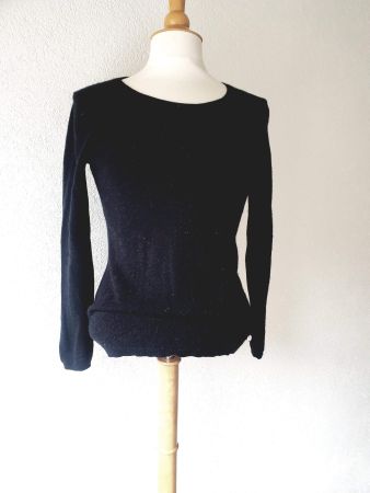 CASHMERE PULLOVER PULLI PAUL KEHL M 38 SCHWARZ KASCHMIR TOP