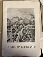 Livre ancien "La Moisson est Grande" Pâques 1945