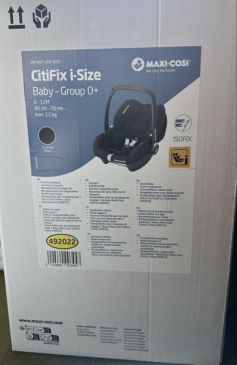 Maxi-Cosi Seggiolini per auto: Maxi-Cosi CitiFix i-Size Base + Babyschale – Nuovo e nell'imballaggio originale da Zürich venduto da bansi13 1