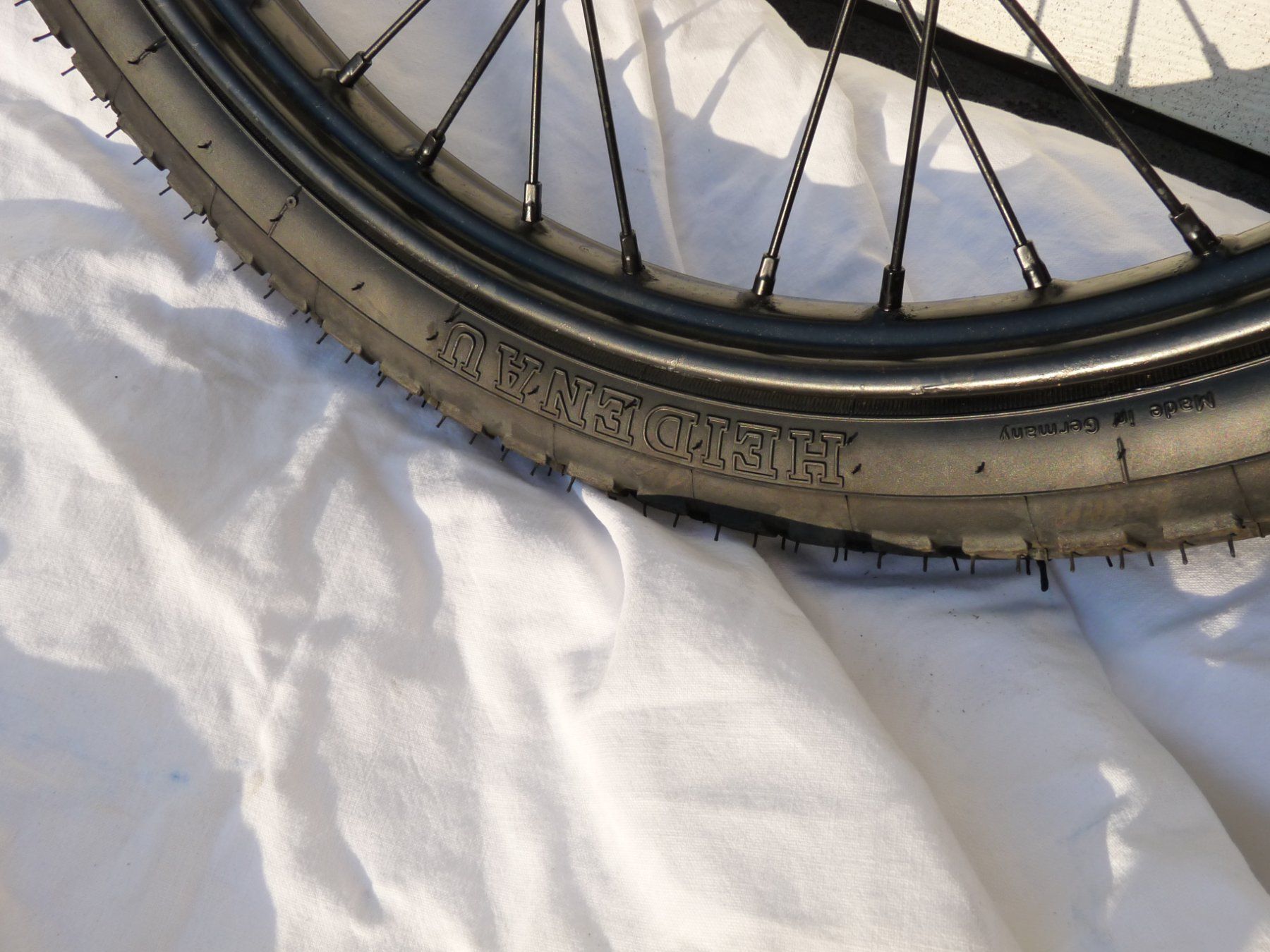 Puch Mofa-Ersatzteile: Puch Maxi Speichenrad vorne – Gebraucht aus Oberdorf BL von Chrigi7073 2