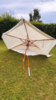 Reparaturbedürftiger Sonnenschirm / weiss / 280cm