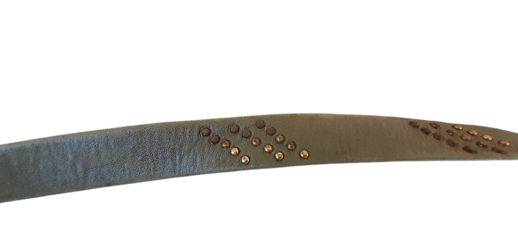 Cinture: Gürtel Vintage 1970er Leder olive – Usato da Mörschwil venduto da wunderkiste44 4