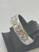 Silberring 925 Silber mit Muster guter Zustand