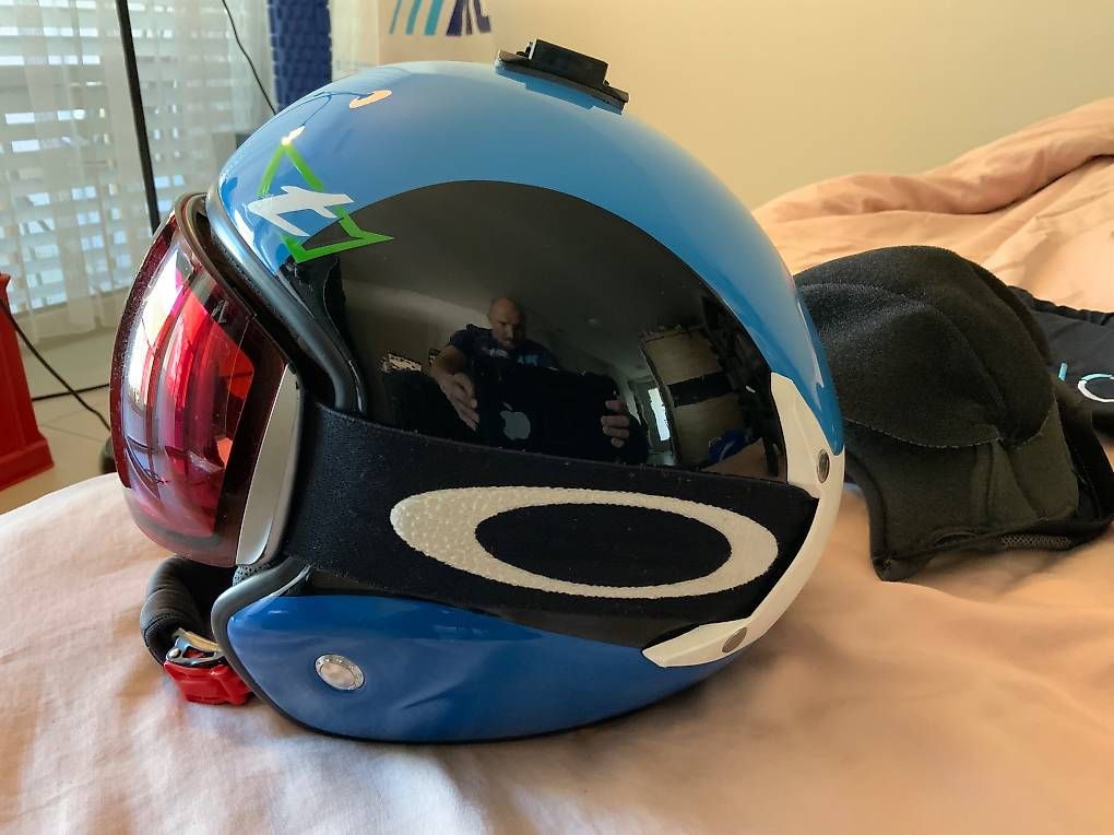 Caschi & visiere: Tonfly ICE Helm Gr. M Skydiving Moped Ski Base Paragliding – Usato da Villigen venduto da barrdall 1