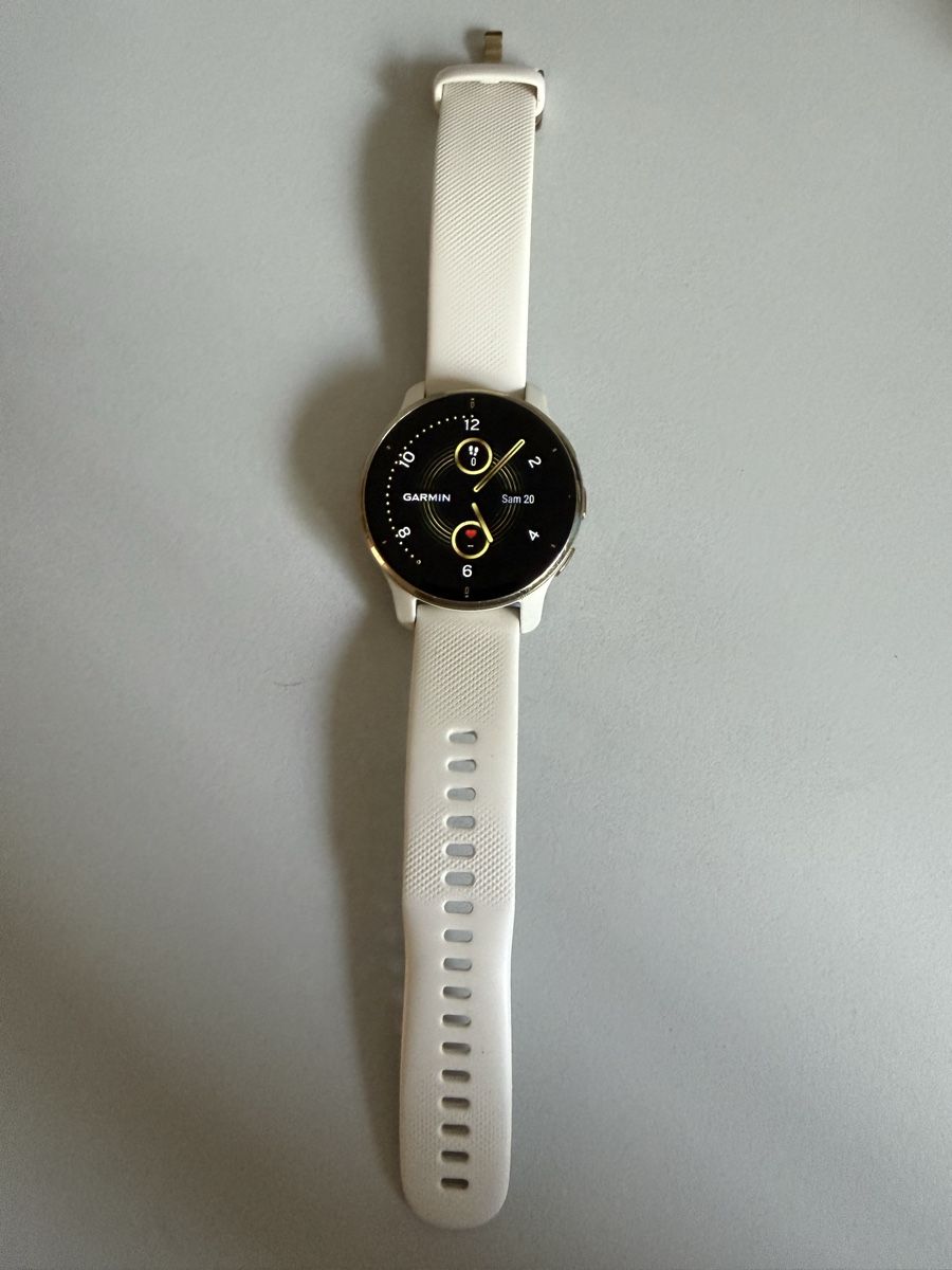 Garmin Smartwatch: Garmin Venu 2 Plus GPS Smartwatch weiss – Usato da Gränichen venduto da Tessin1