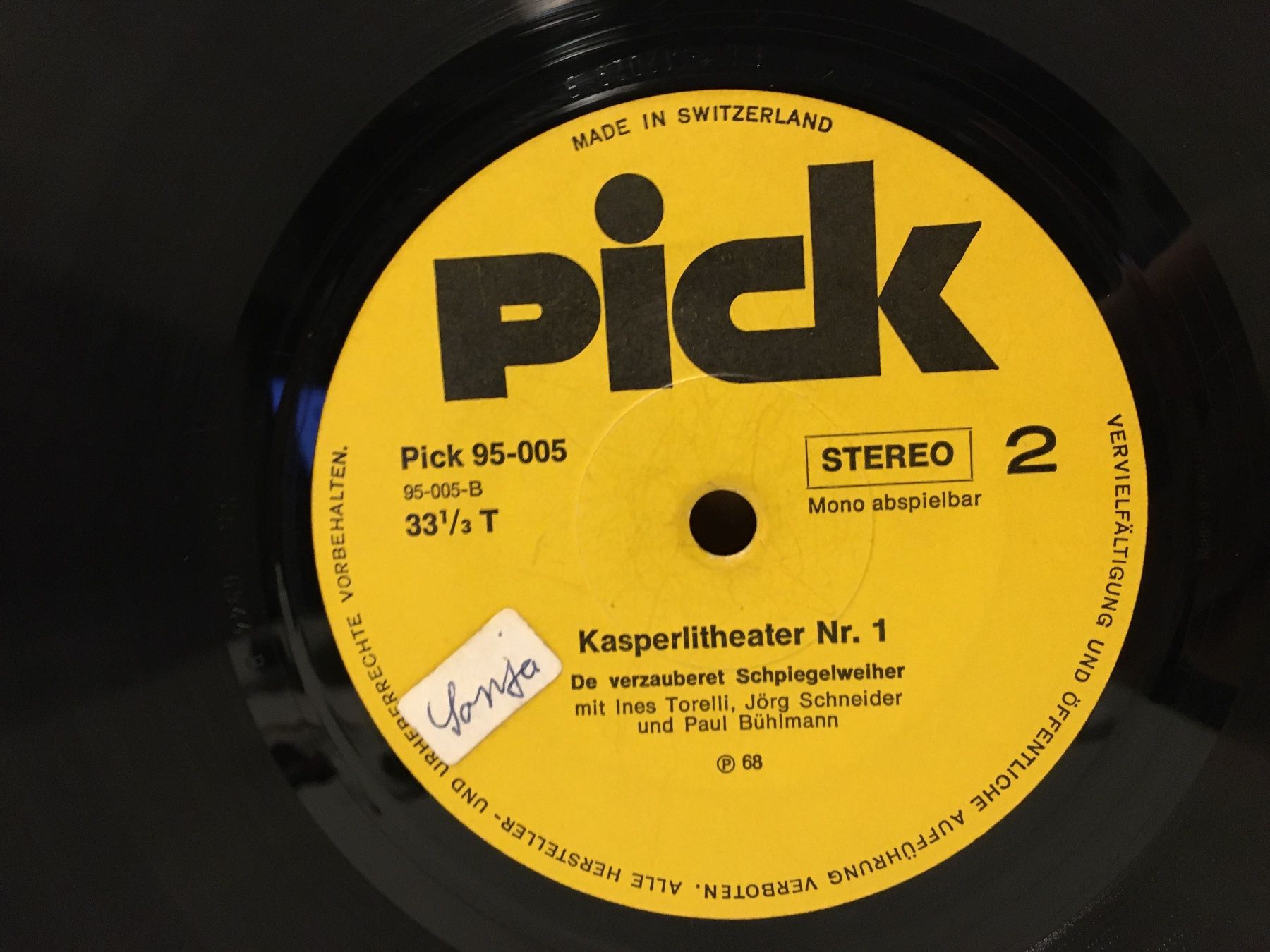 Dischi in vinile: Schallplatte - Kasperlitheater Nr. 1 - Pick - 1968 – Usato da Andwil SG venduto da Rainboli 5