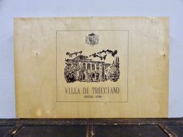 Weinkiste VILLA DI TRECCIANO Koffer Sperrholz