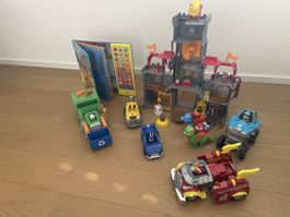 „PAW Patrol Sammlung – grosses Spielset mit Burg, Fahrzeugen