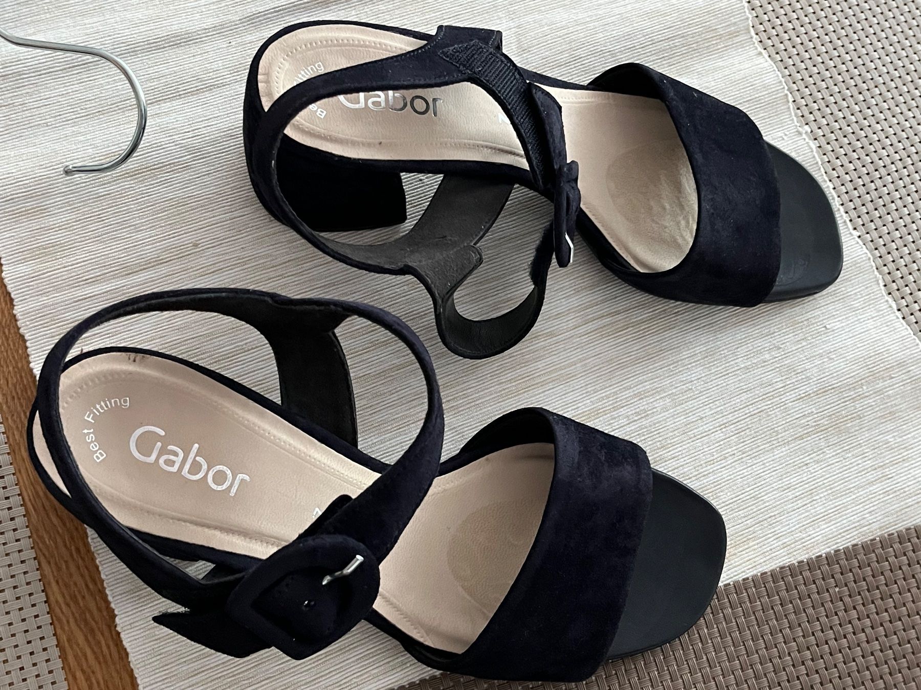Gabor Damenschuhe: Gabor Absatzsandale dunkelblau, gr. 7 – Gebraucht aus Möhlin von Bewe67 6