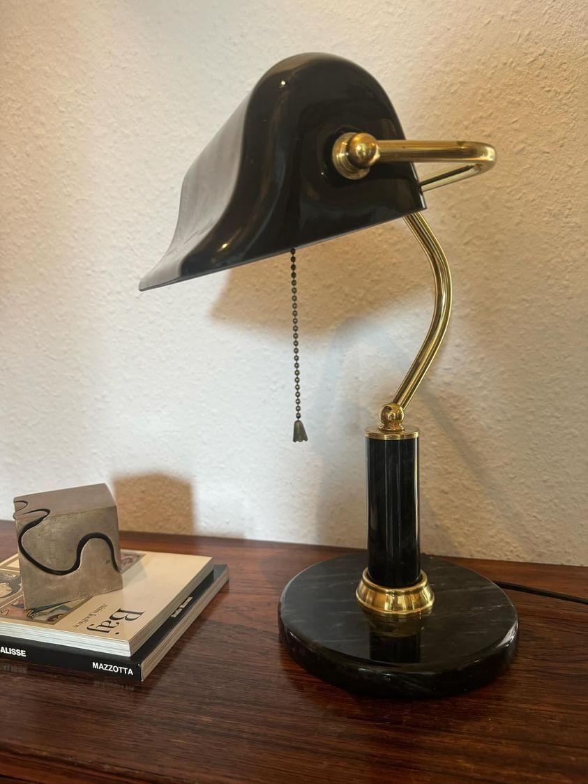 Lampade: ancienne lampe banquier – Usato da Vésenaz venduto da Angela.C3 3