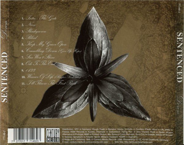 CD: Sentenced – Down – Usato da St.Gallen venduto da jalamusic 1